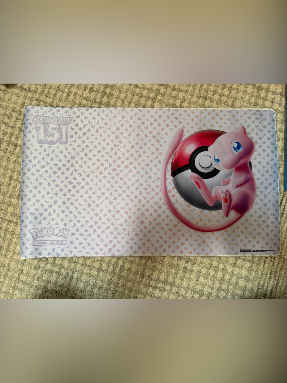 Pokemon trading card mat
